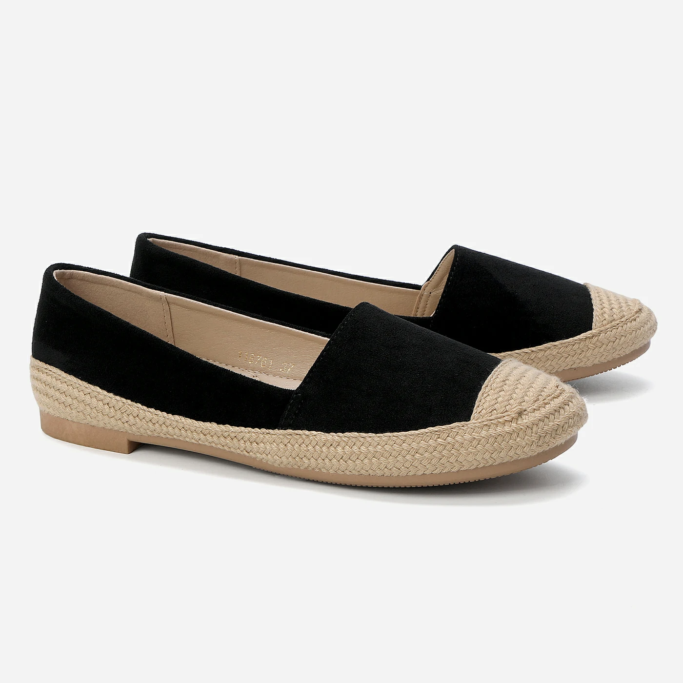 נעל שטוחה שחור 40