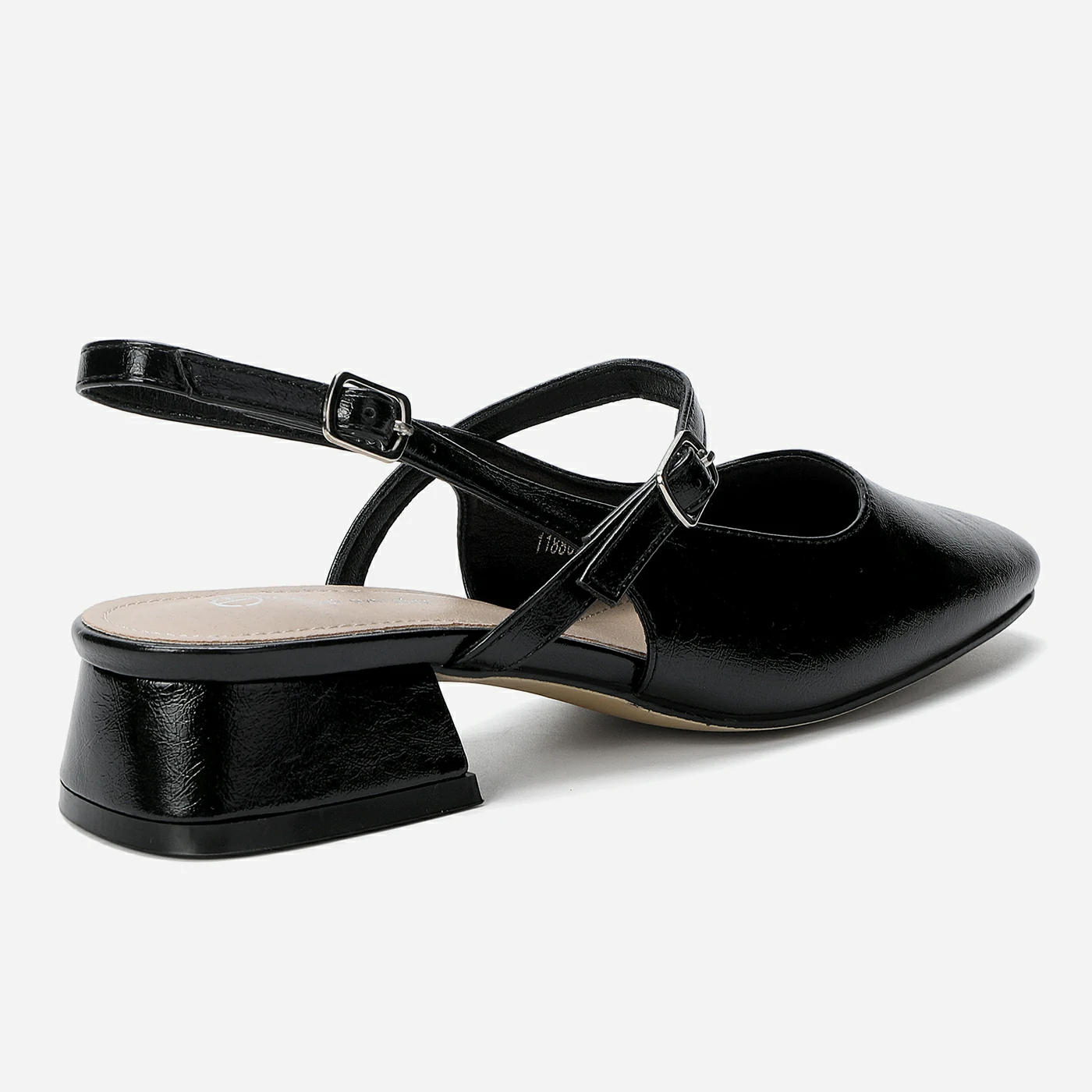 נעל עקב שחור 39