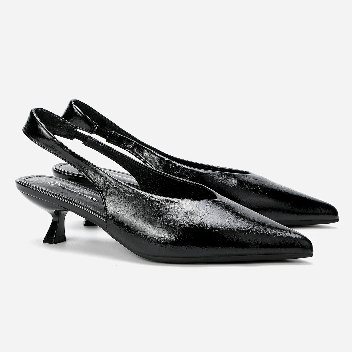 נעל עקב שחור 37