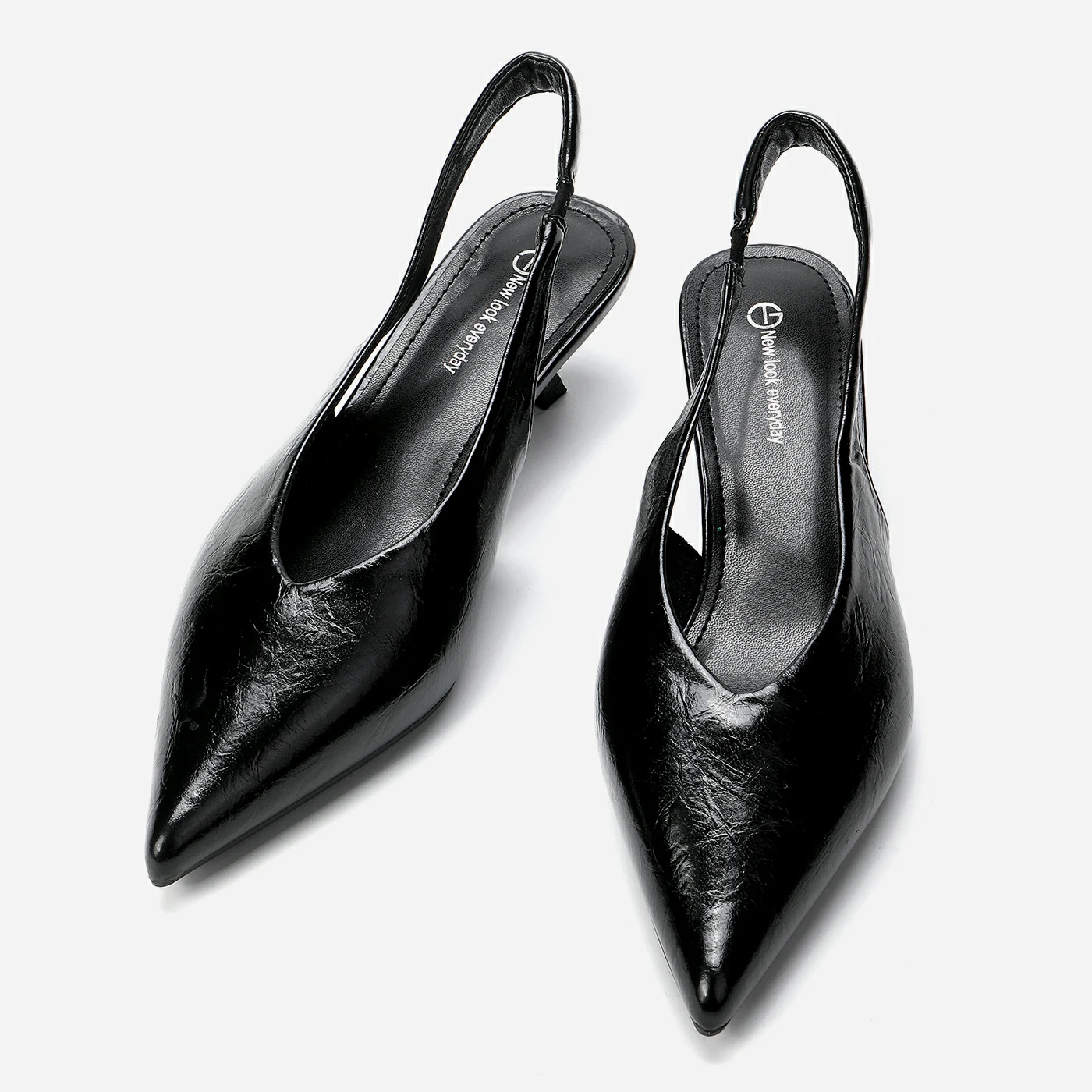 נעל עקב שחור 37