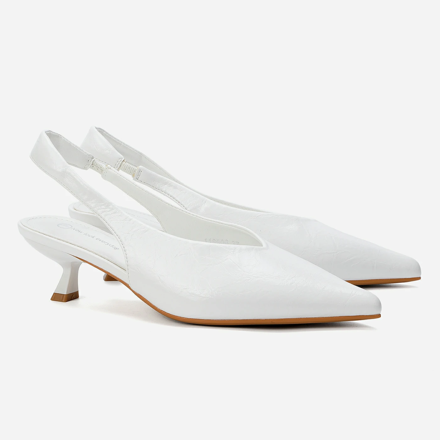 נעל עקב לבן 38