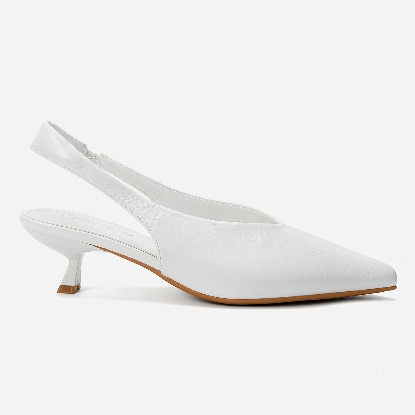 נעל עקב לבן 41