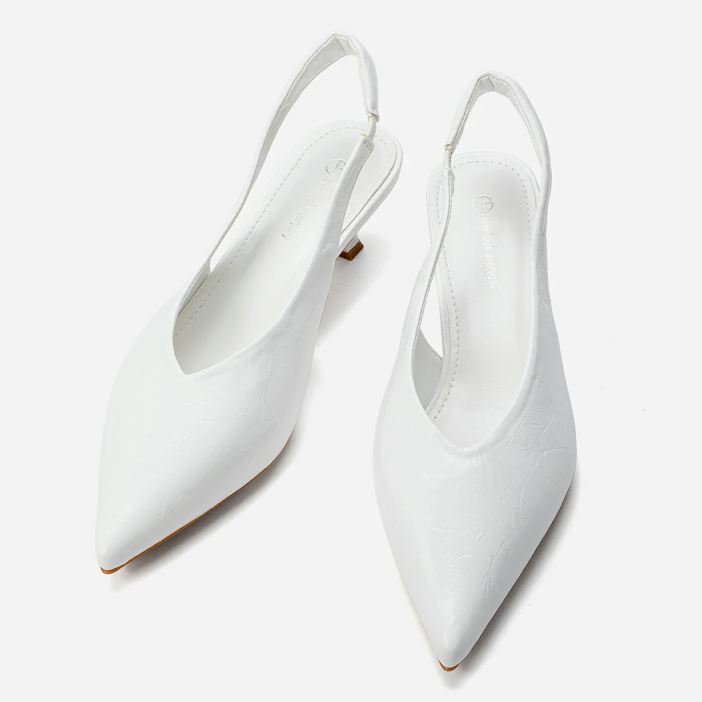 נעל עקב לבן 41