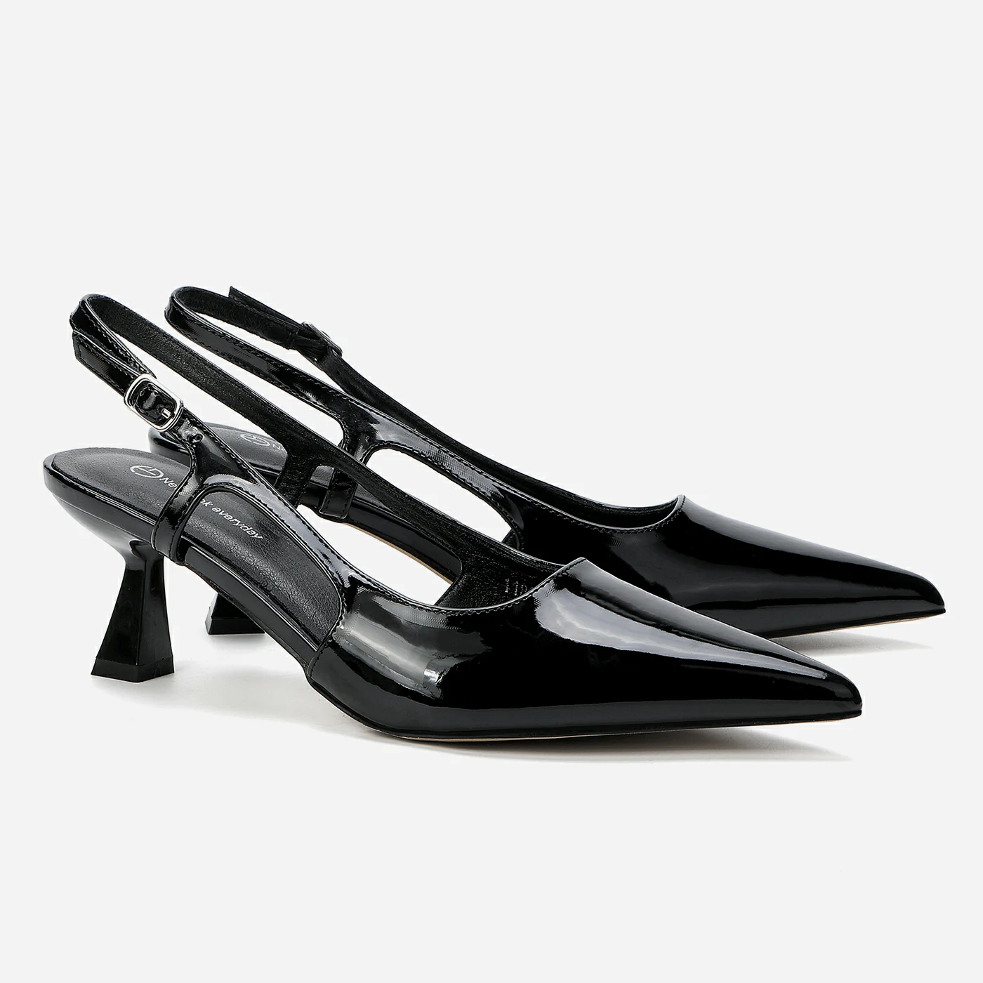 נעל עקב שחור 36