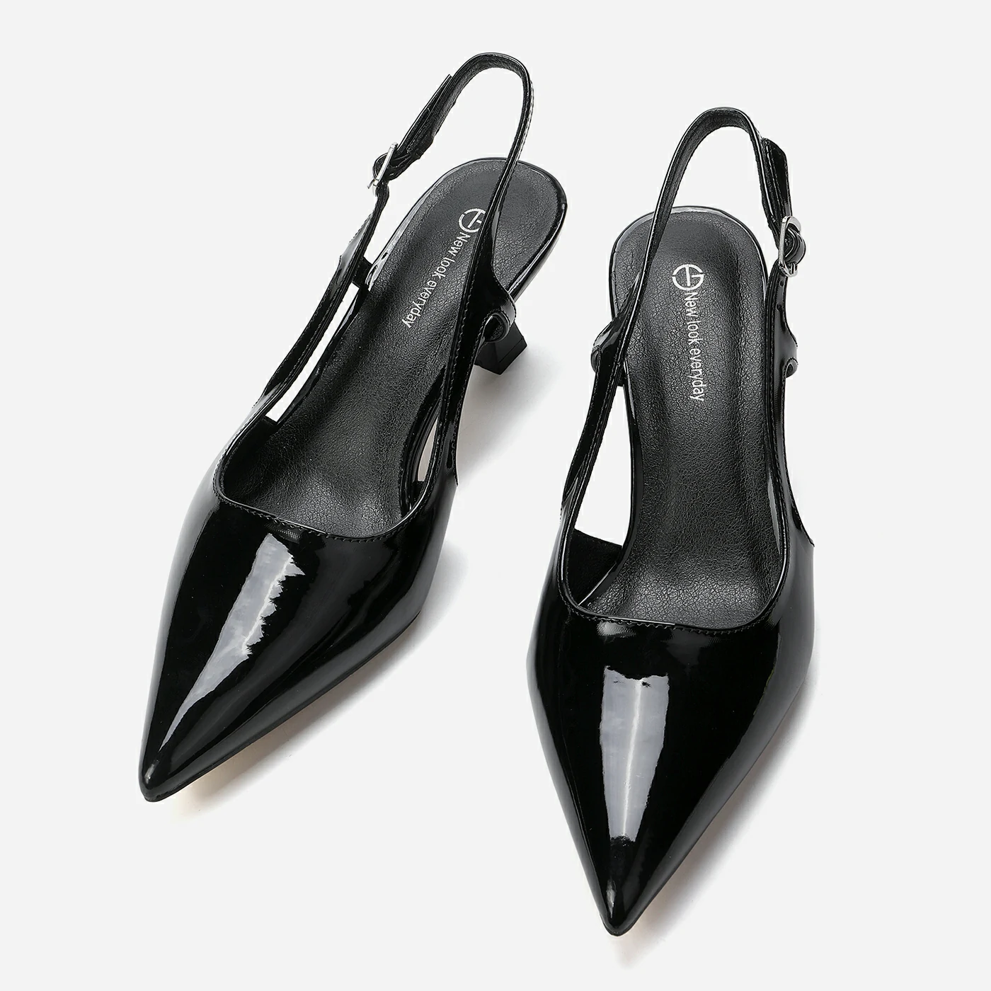 נעל עקב שחור 36