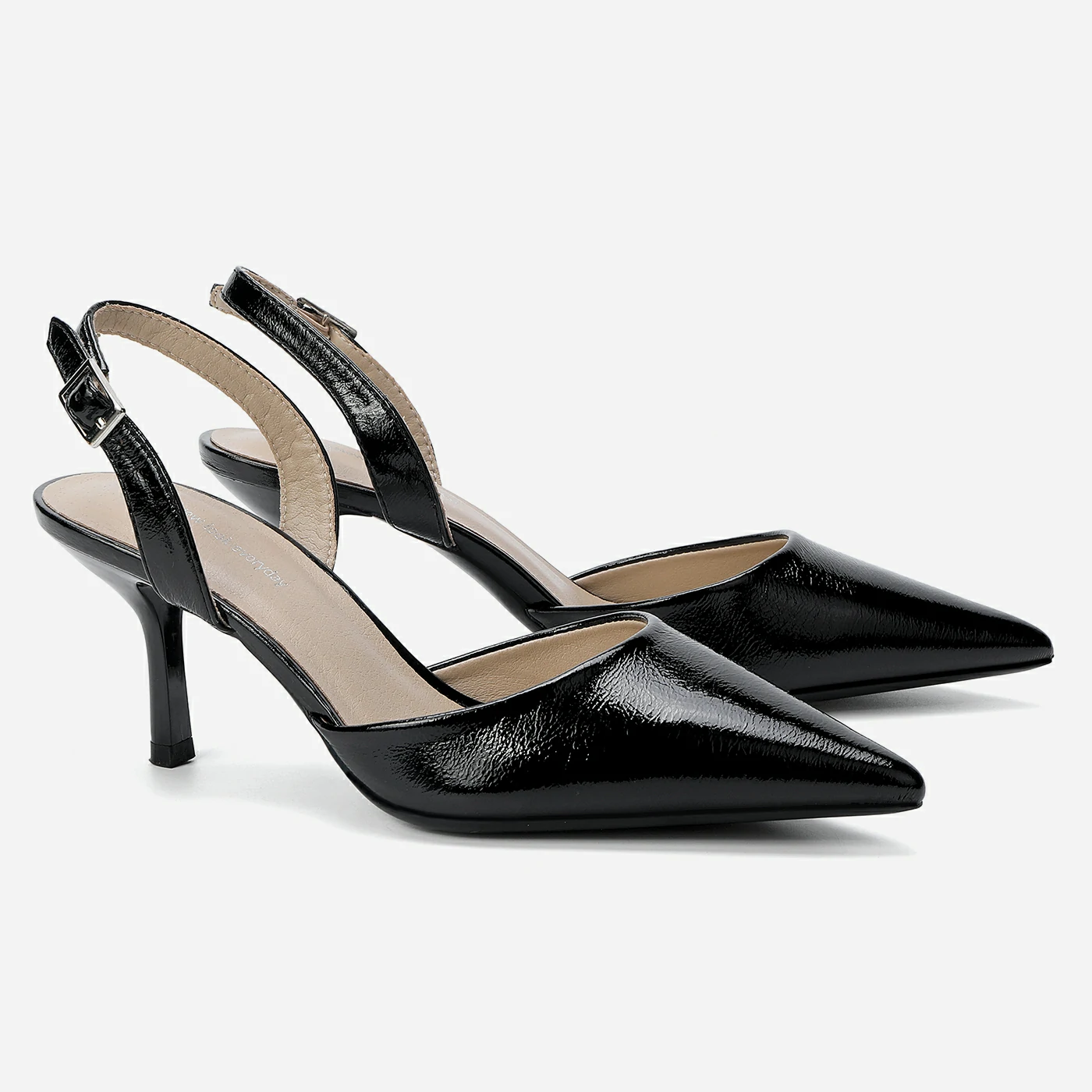 נעל עקב שחור 37