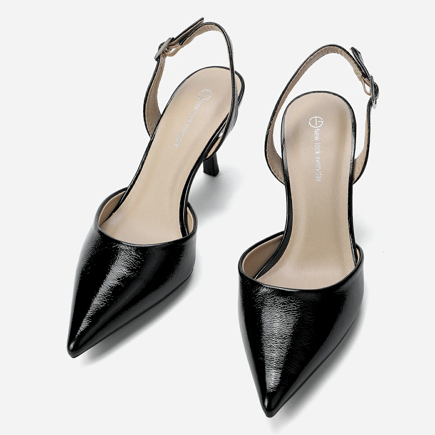 נעל עקב שחור 37