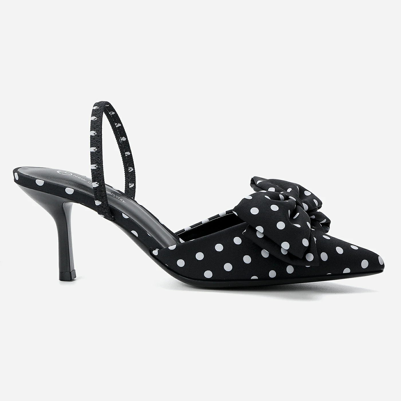 נעל עקב שחור 36