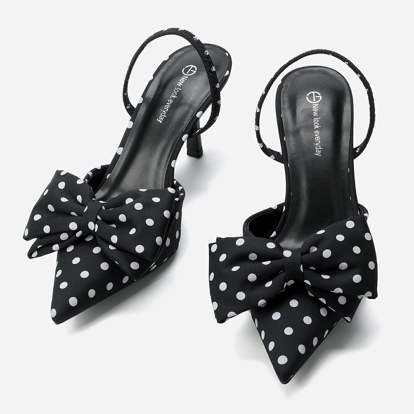 נעל עקב שחור 36