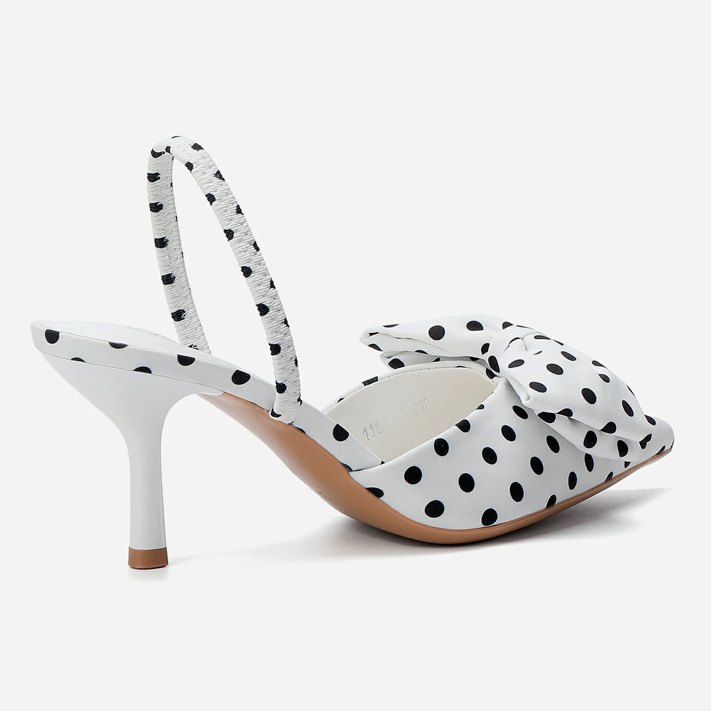 נעל עקב לבן 36