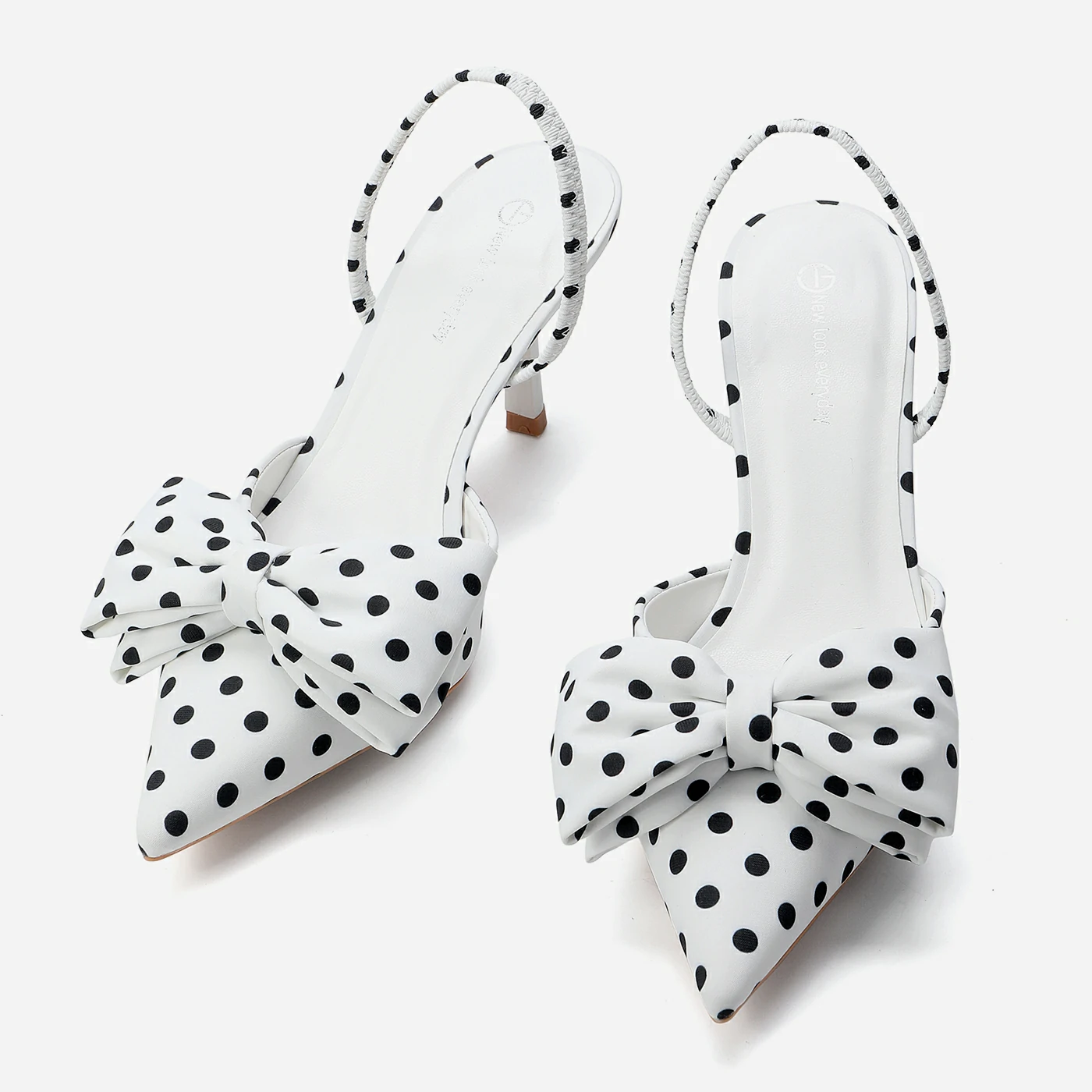 נעל עקב לבן 36