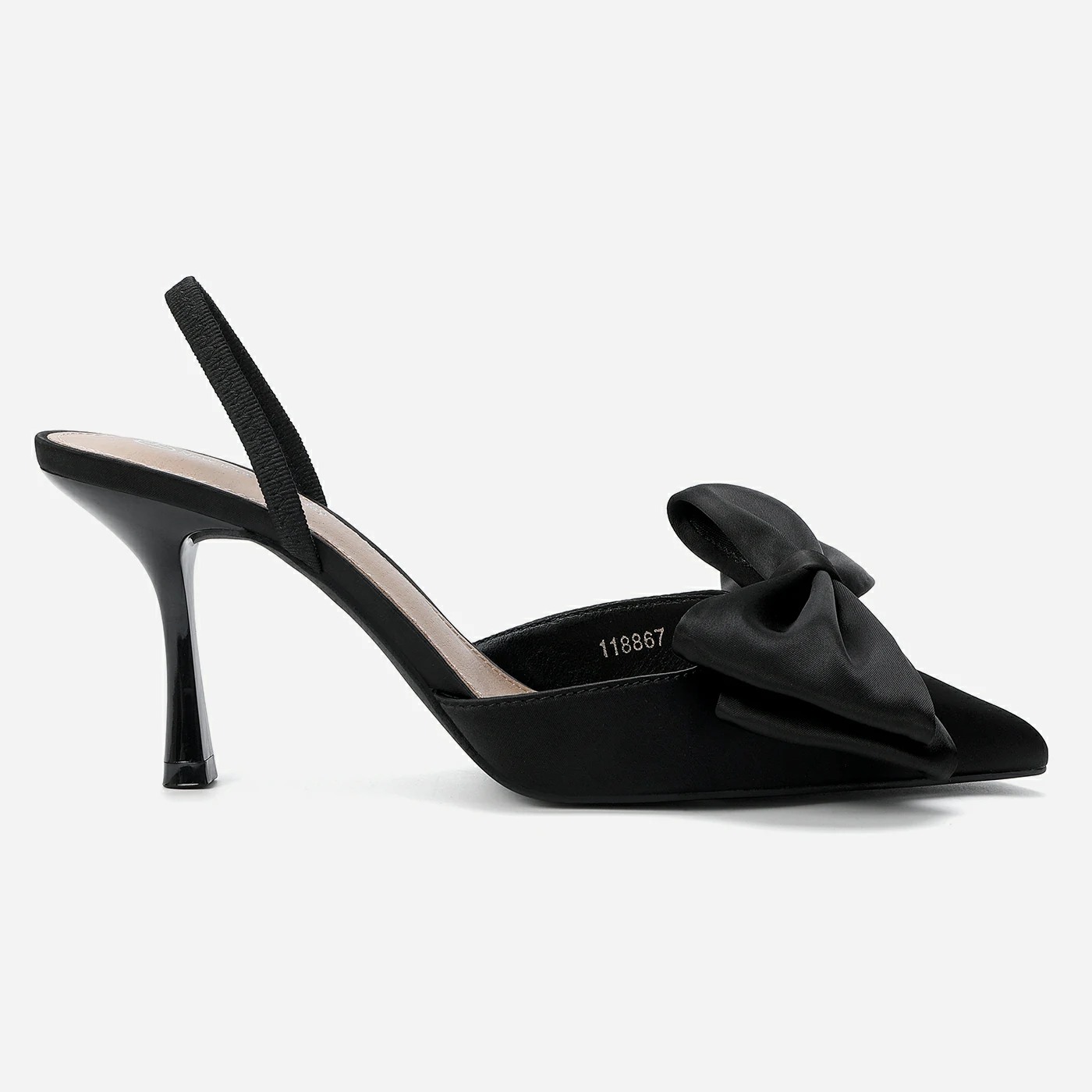 נעל עקב שחור 37