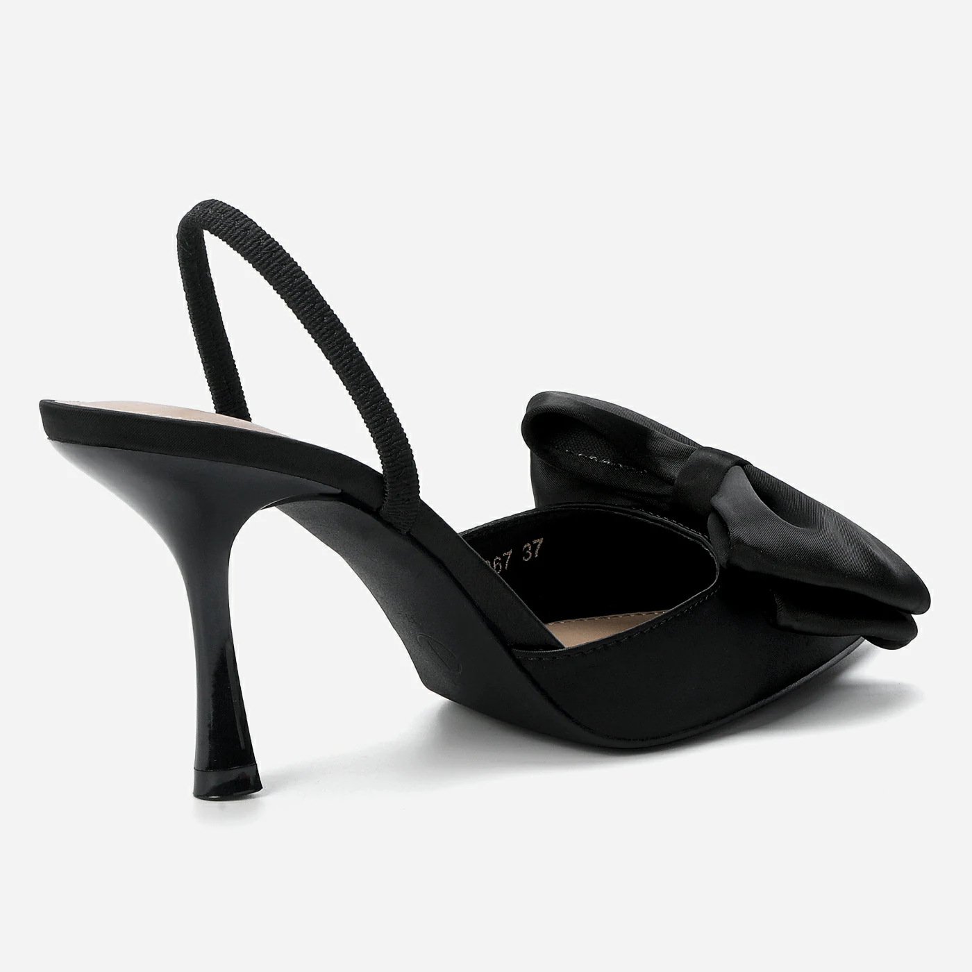 נעל עקב שחור 37