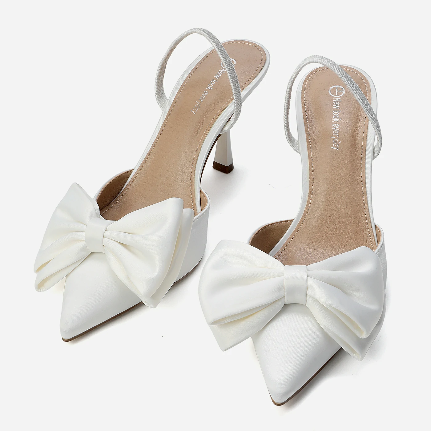 נעל עקב לבן 37