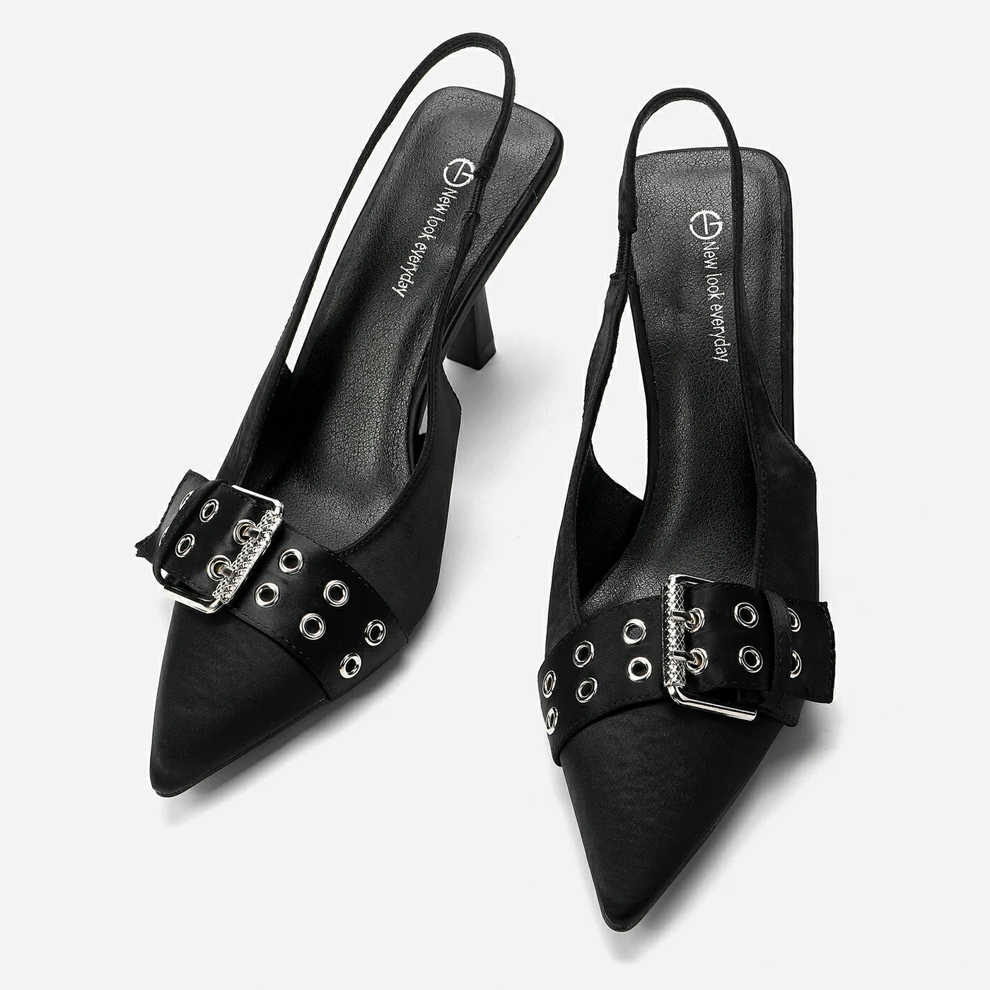 נעל עקב שחור 38