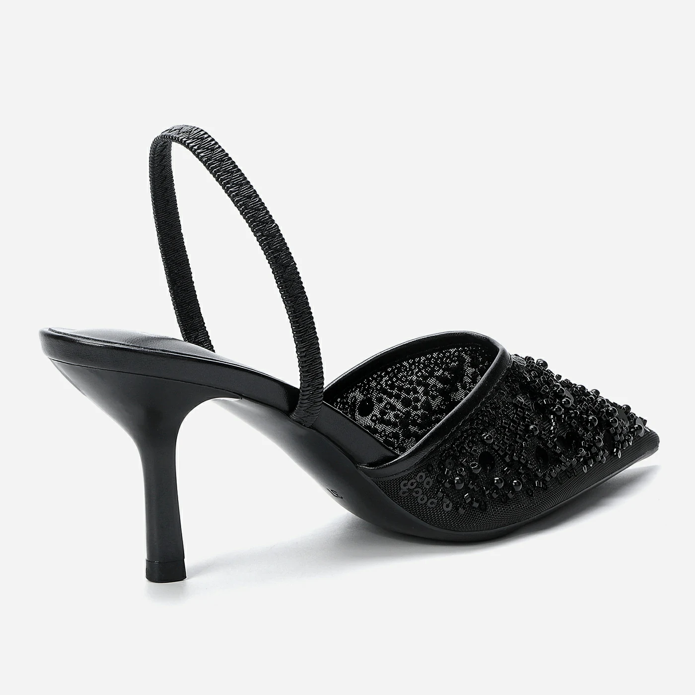 נעל עקב שחור 37