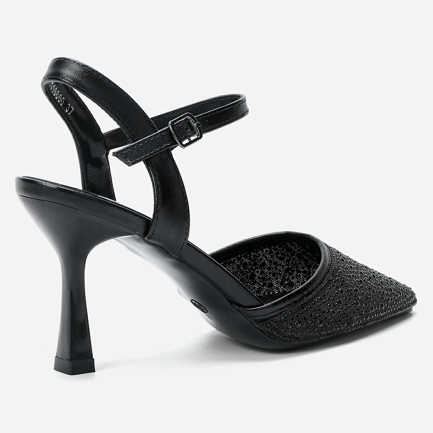 נעל עקב שחור 37