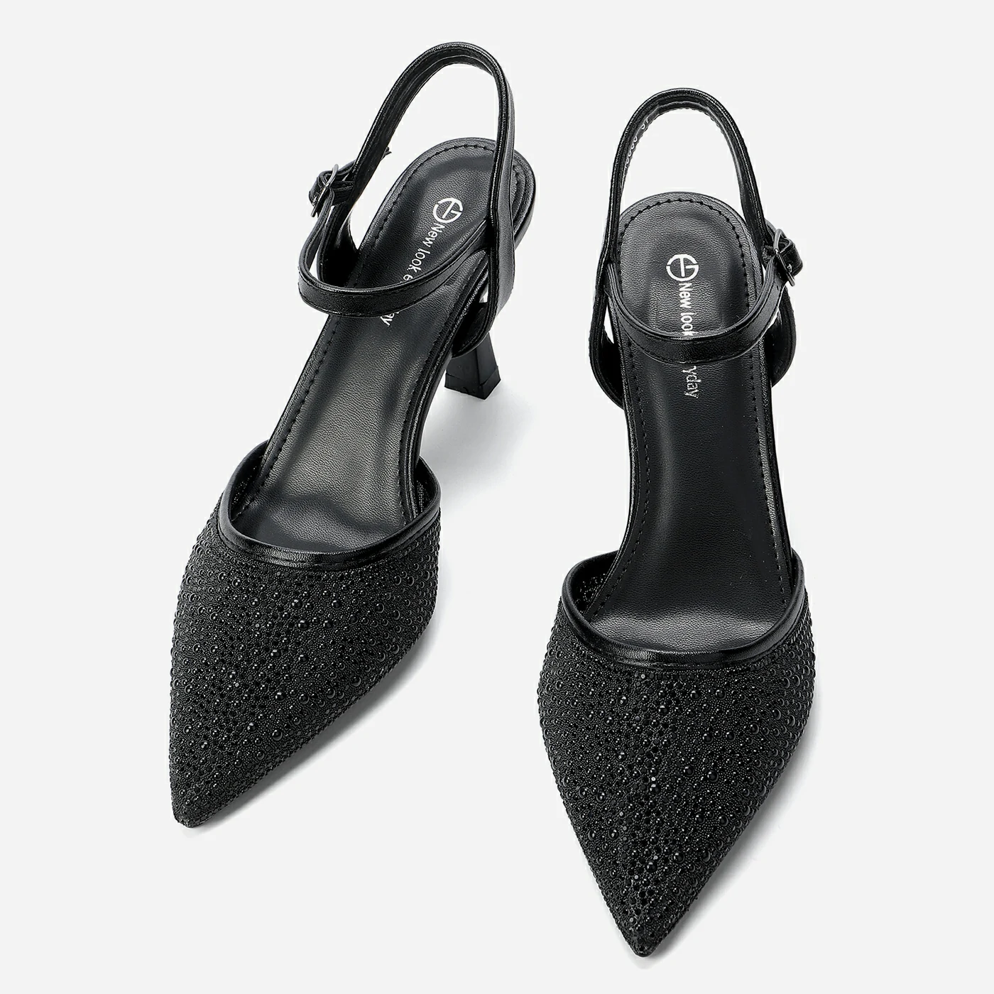 נעל עקב שחור 37