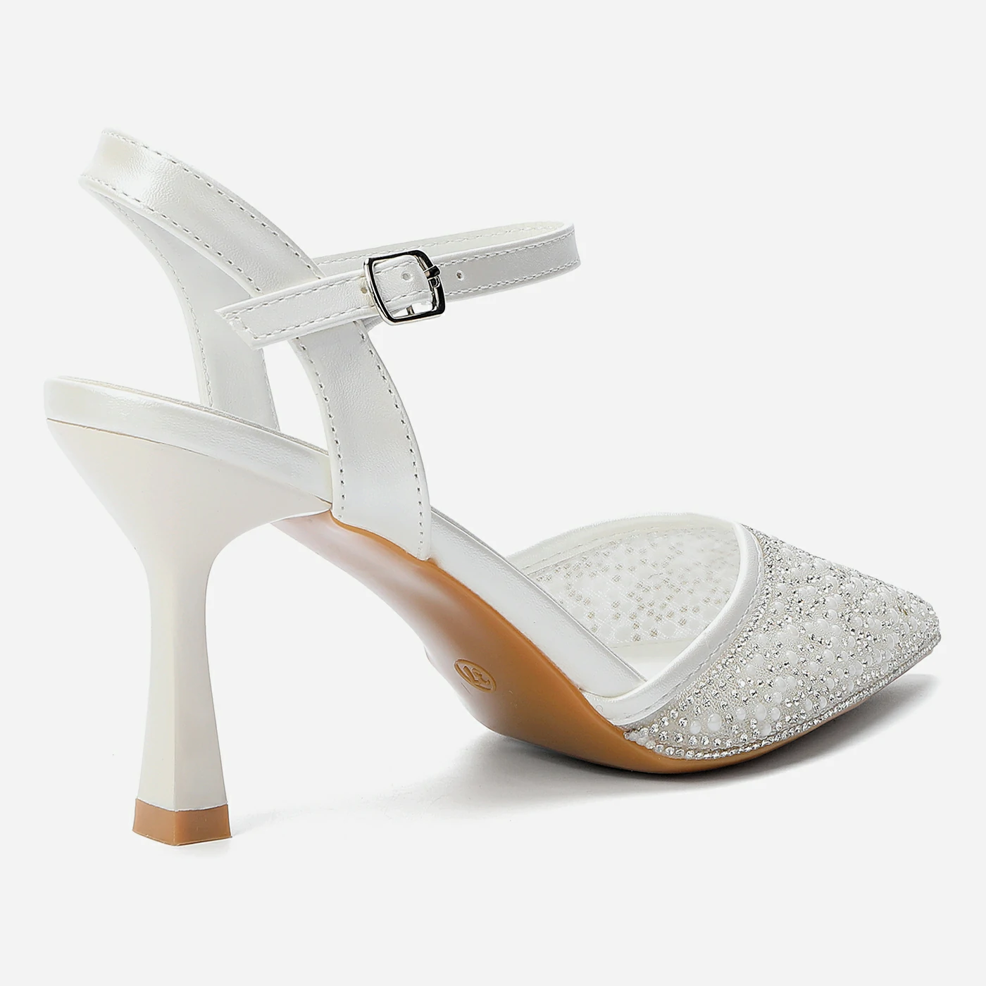 נעל עקב פנינה 40