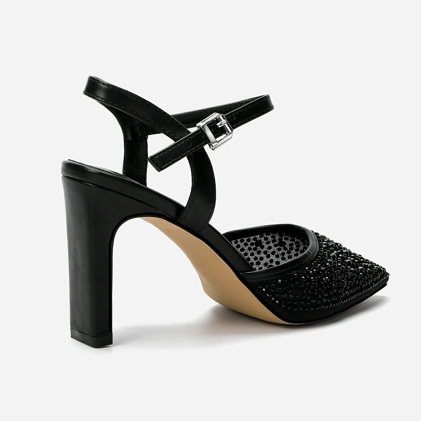 נעל עקב שחור 38