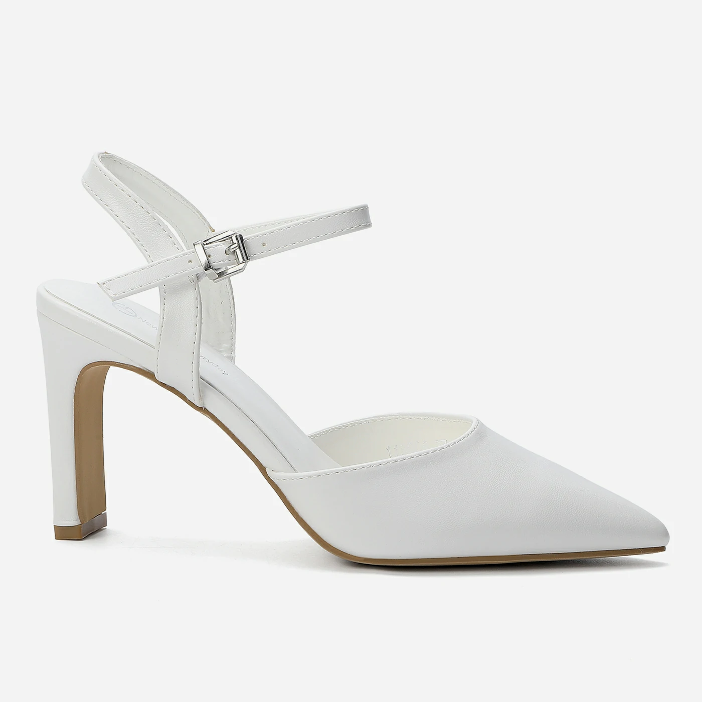 נעל עקב לבן 37