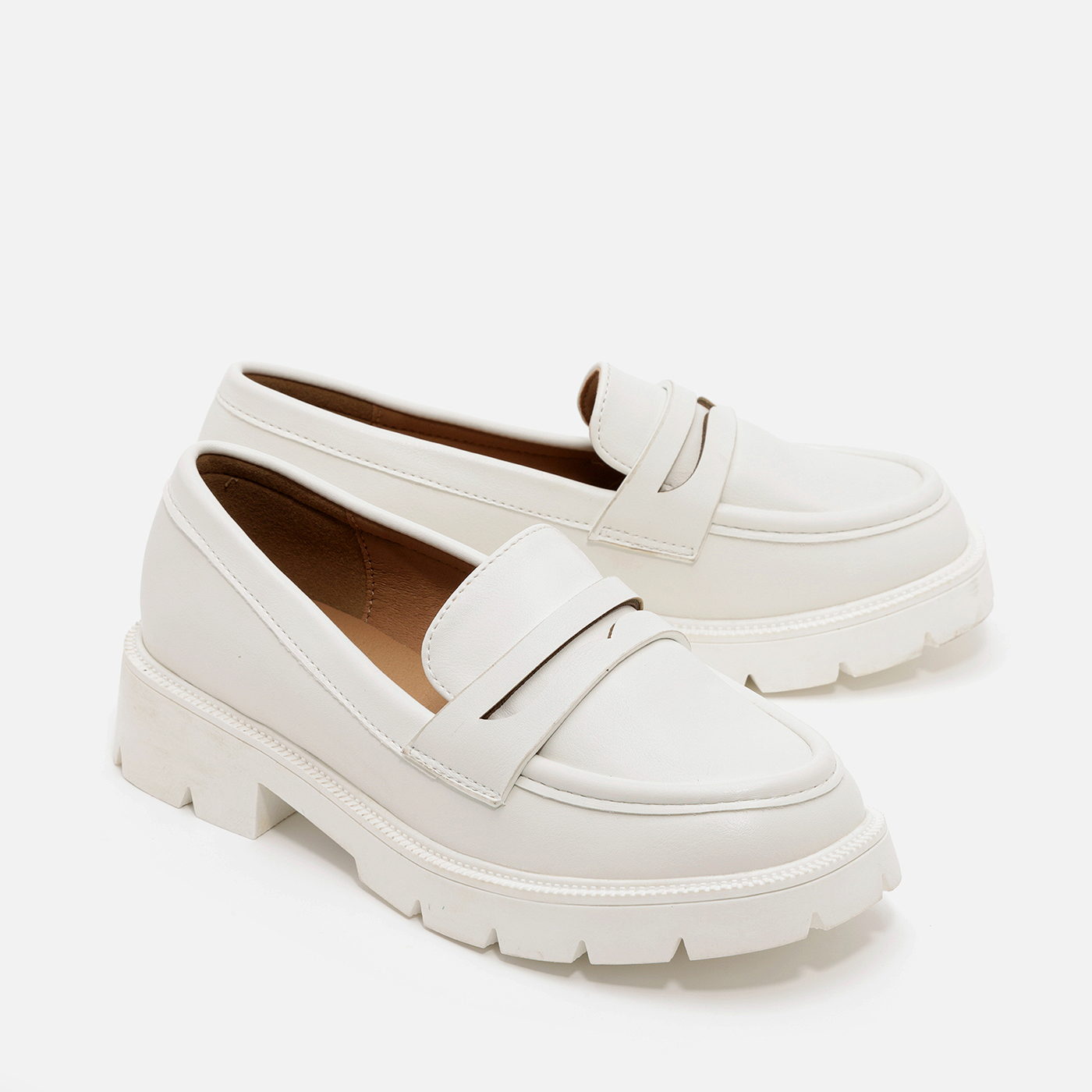 נעל שטוחה לבן 35