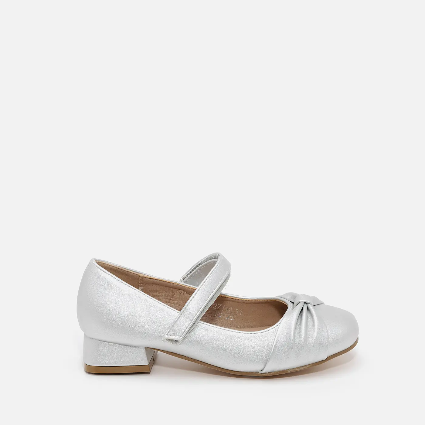 נעל שטוחה כסף 30