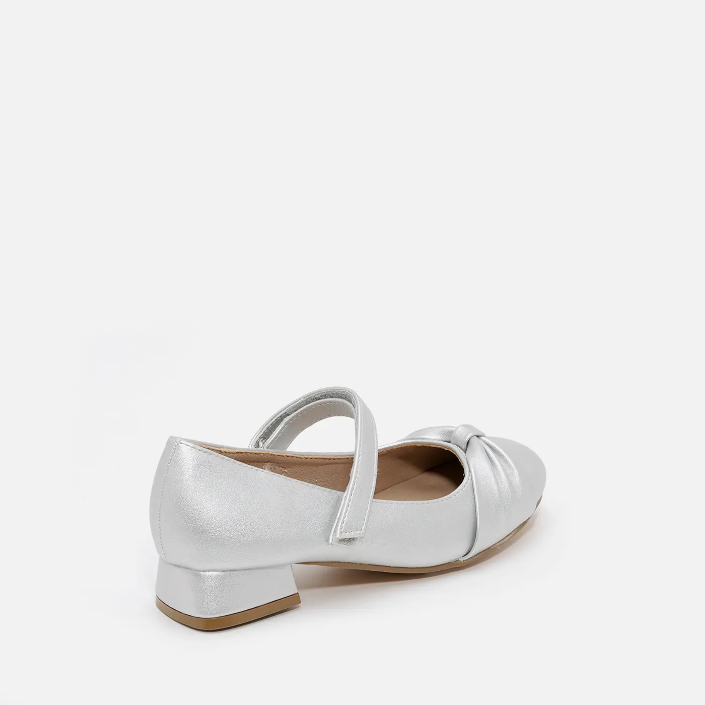 נעל שטוחה כסף 30