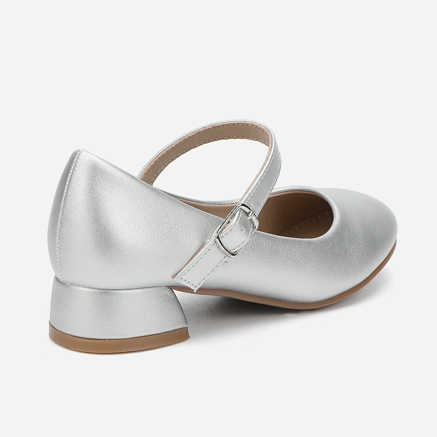 נעל שטוחה כסף 30