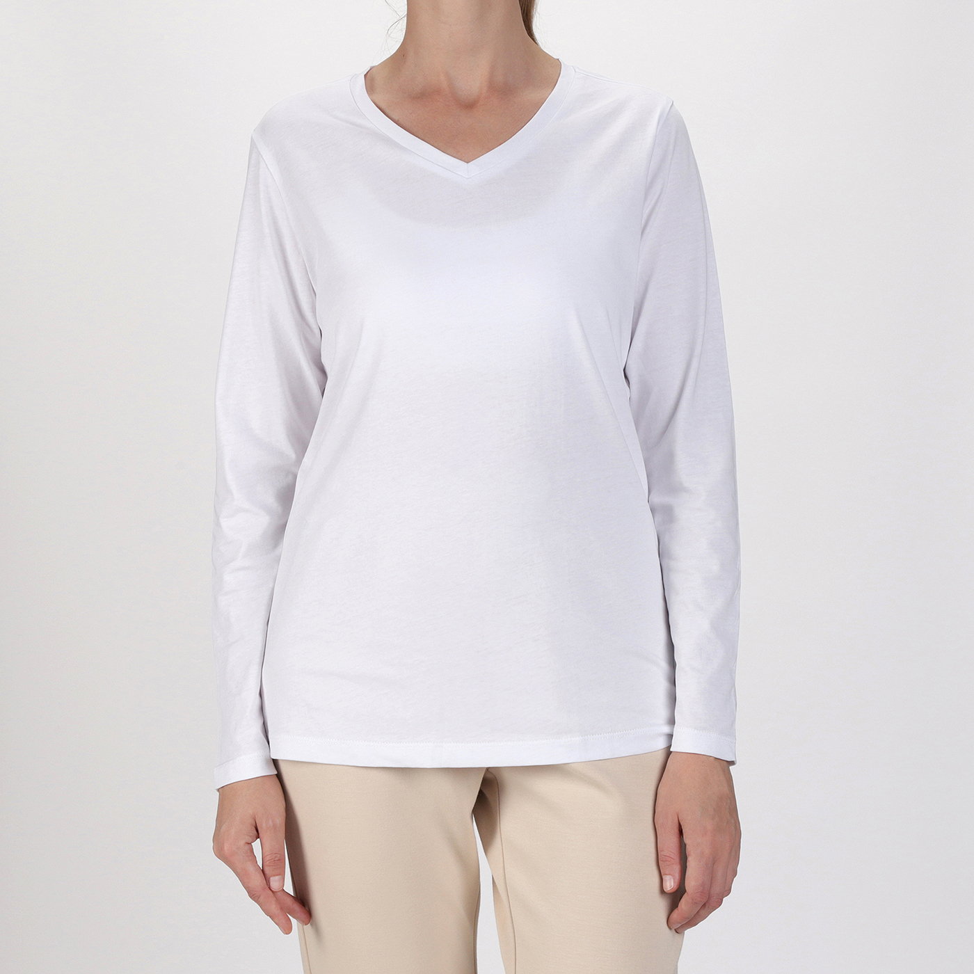 חולצות וגופיות לבן XL