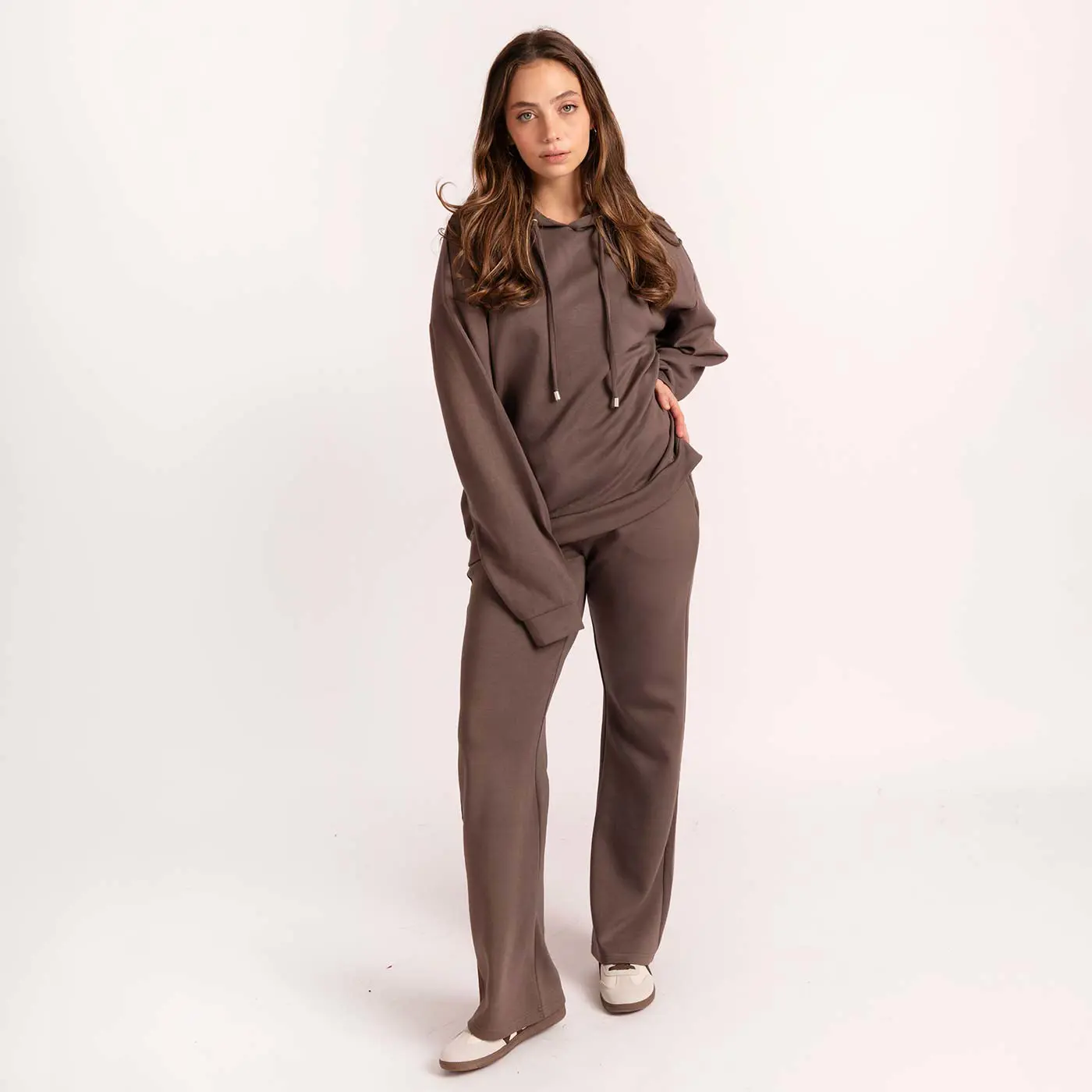 סווטשירטים וקפוצ'ונים חום L