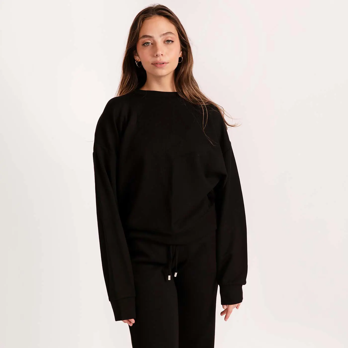 סווטשירטים וקפוצ'ונים שחור L