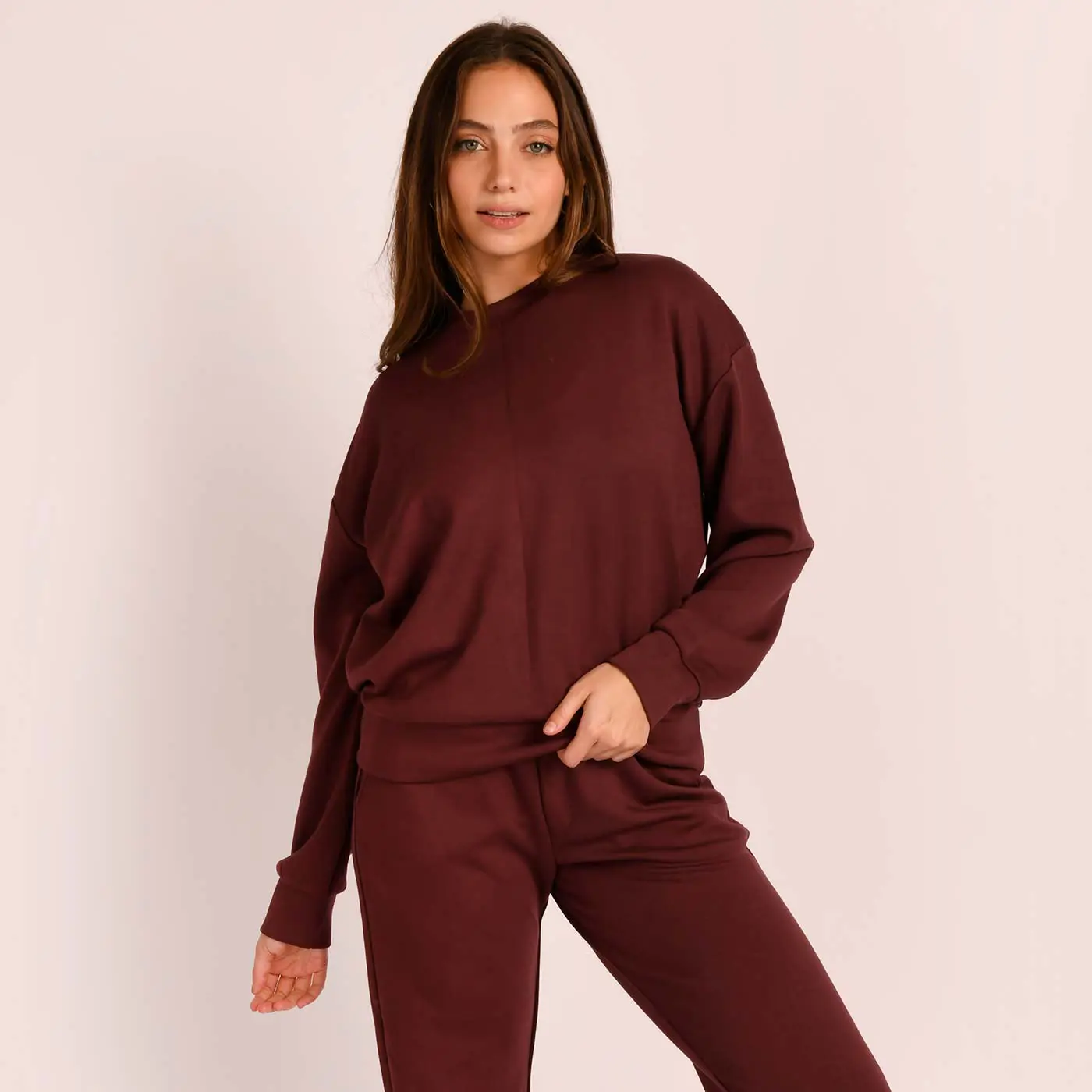 סווטשירטים וקפוצ'ונים בורדו XL