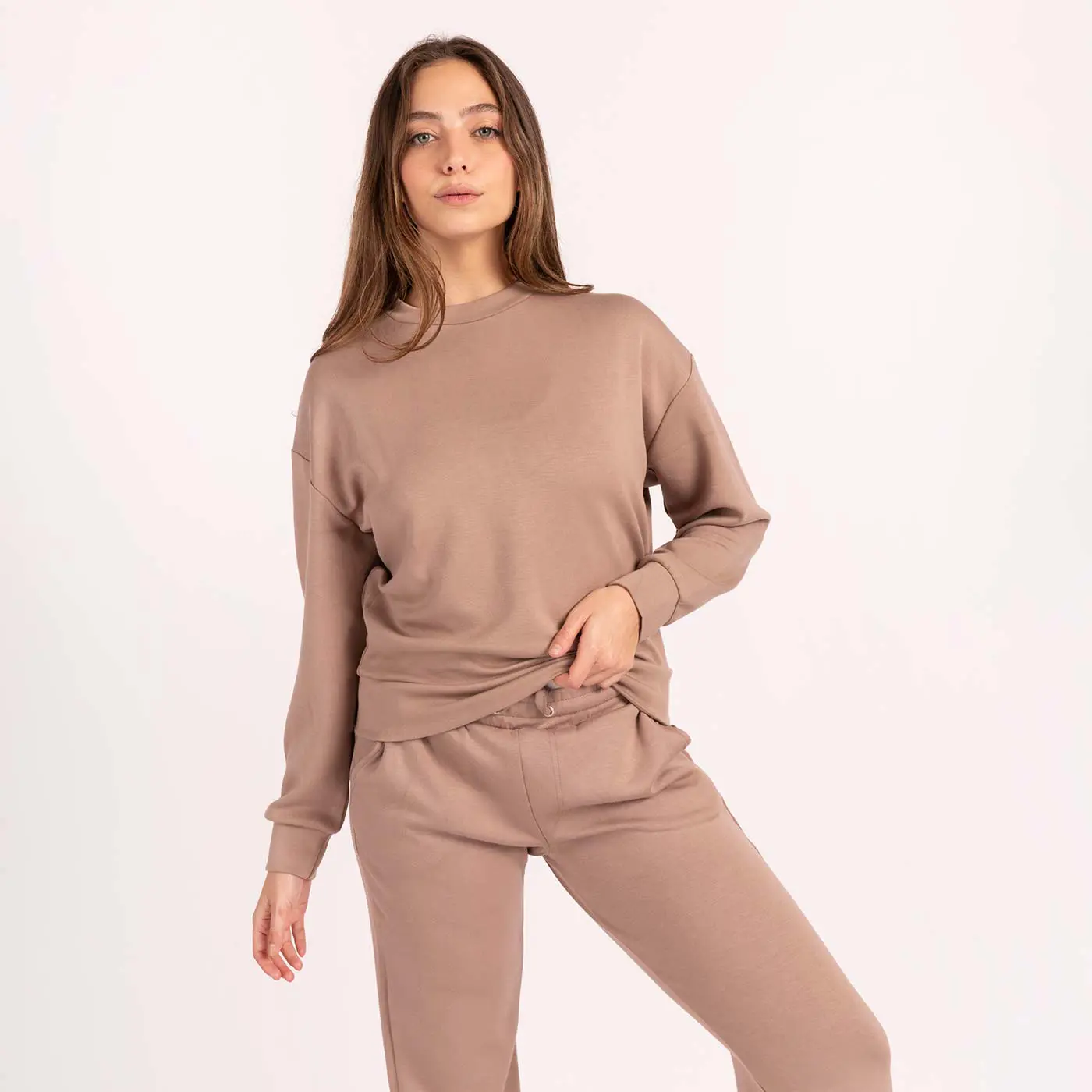 סווטשירטים וקפוצ'ונים חאקי XL