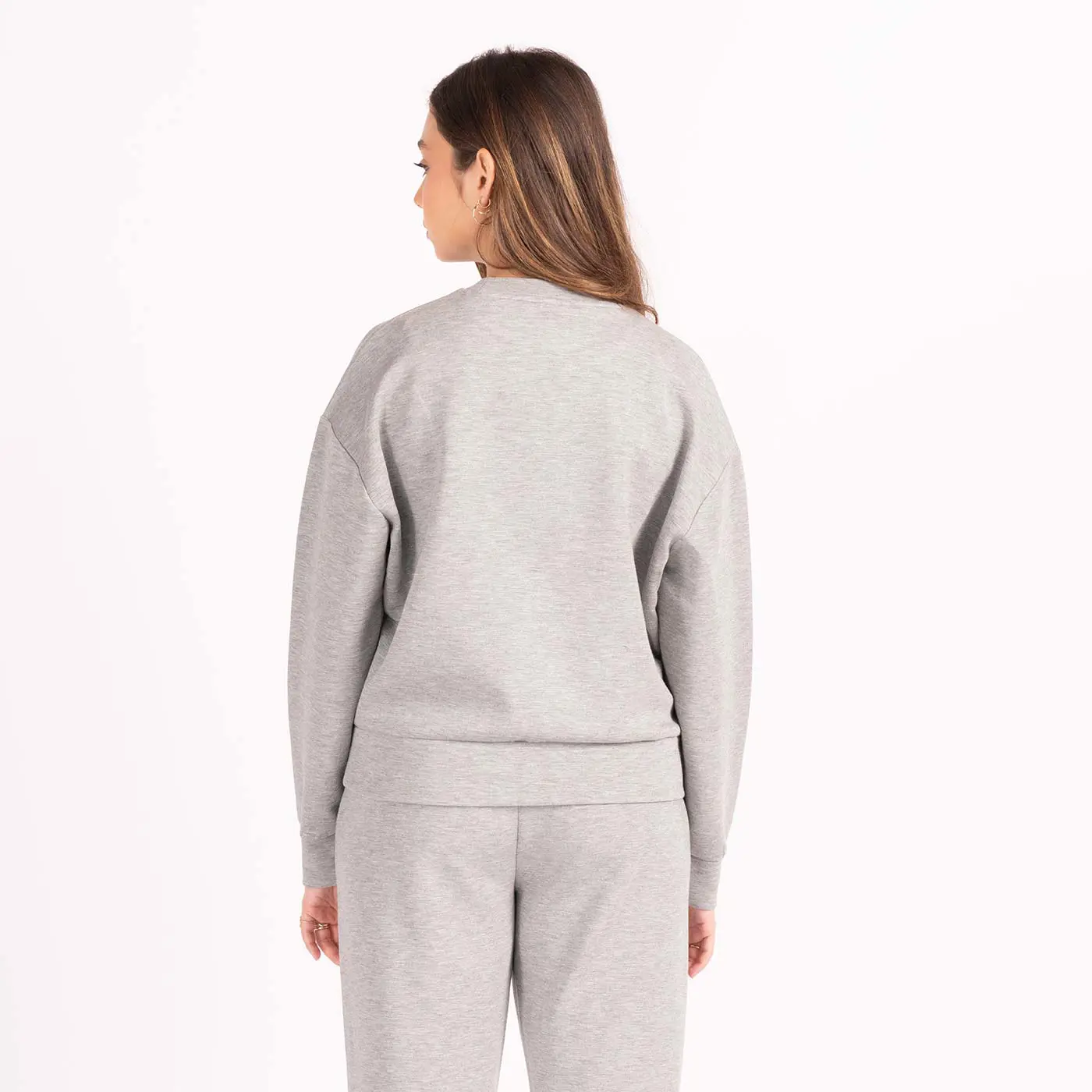 סווטשירטים וקפוצ'ונים אפור מלאנג L