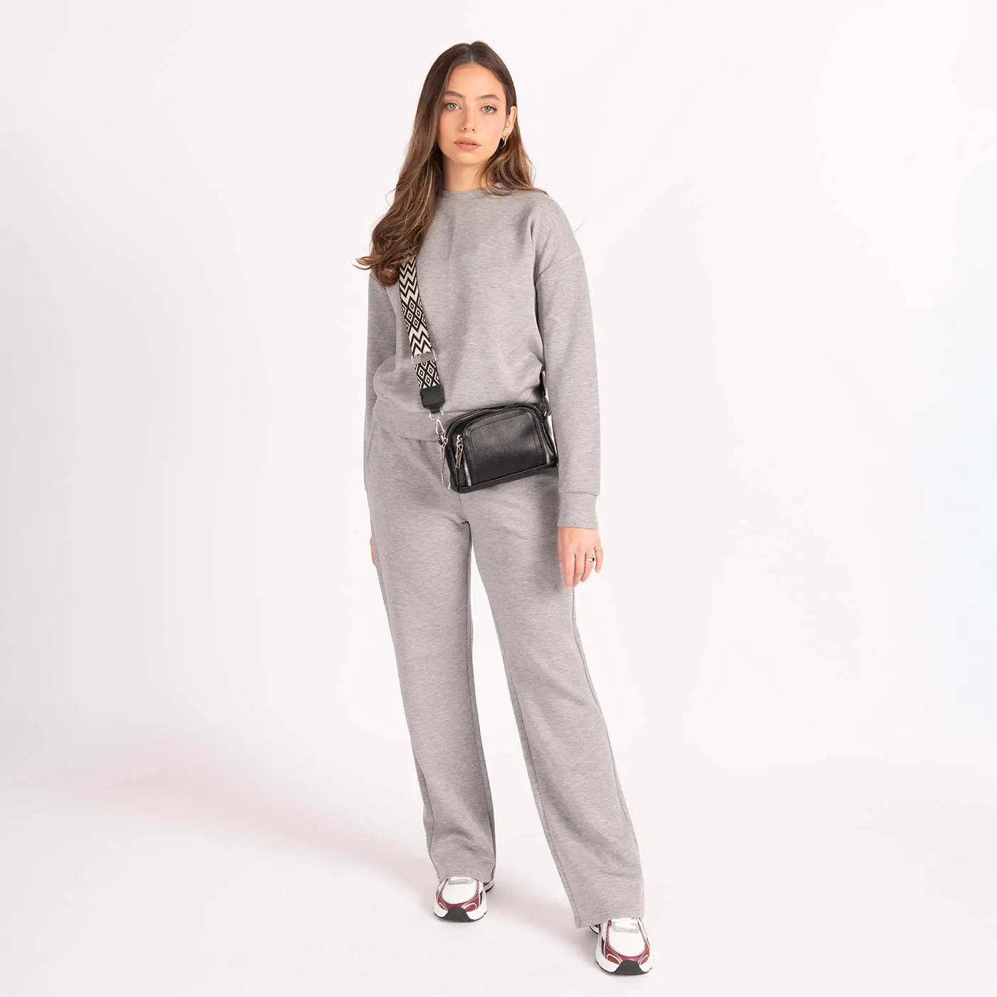 סווטשירטים וקפוצ'ונים אפור מלאנג L