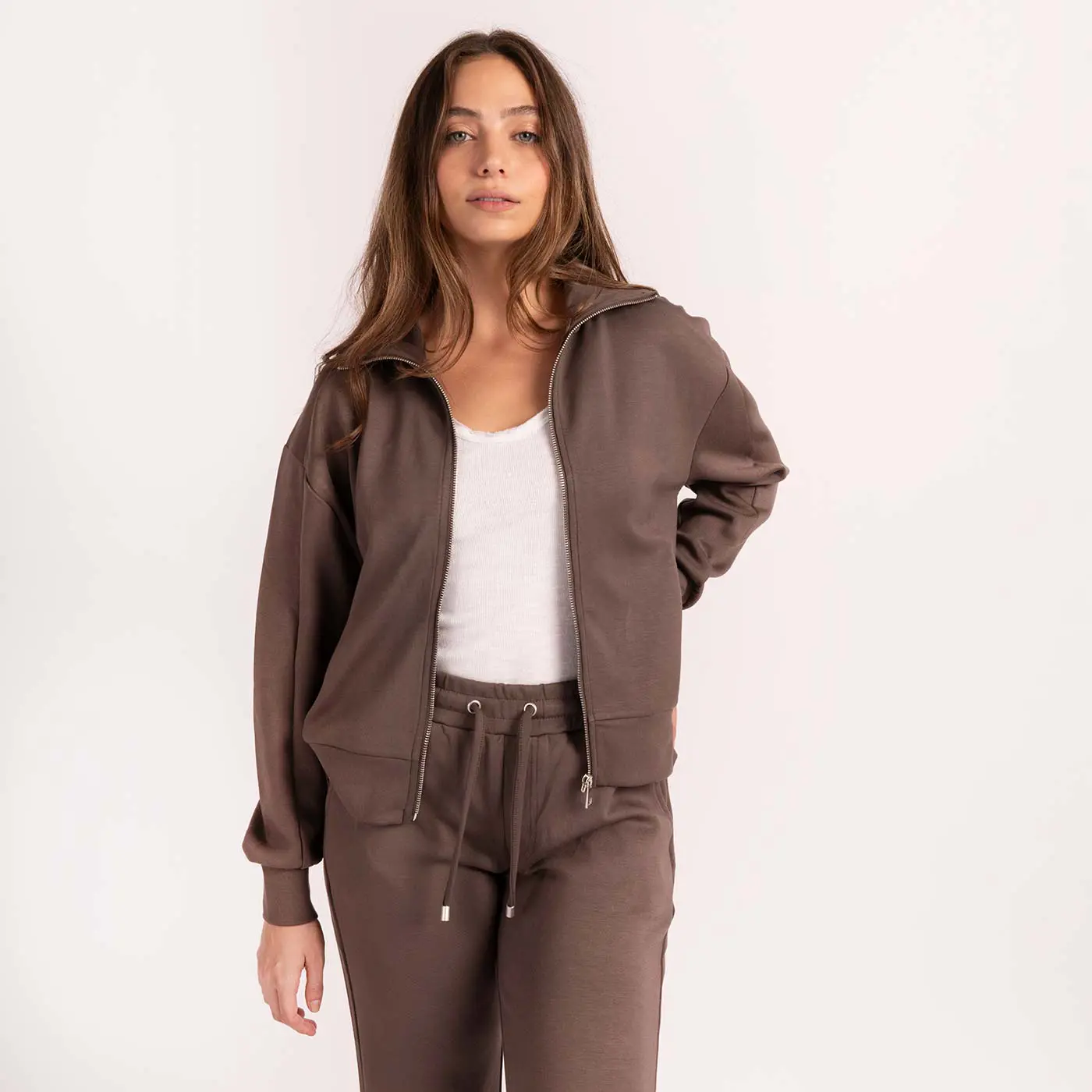 סווטשירטים וקפוצ'ונים חום L