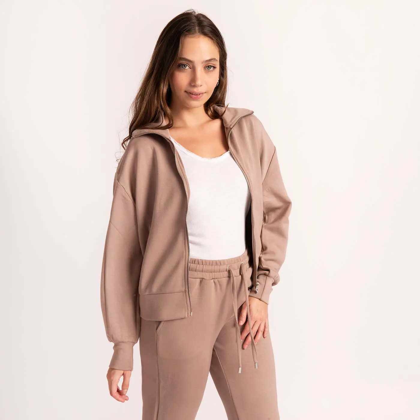 סווטשירטים וקפוצ'ונים חאקי M