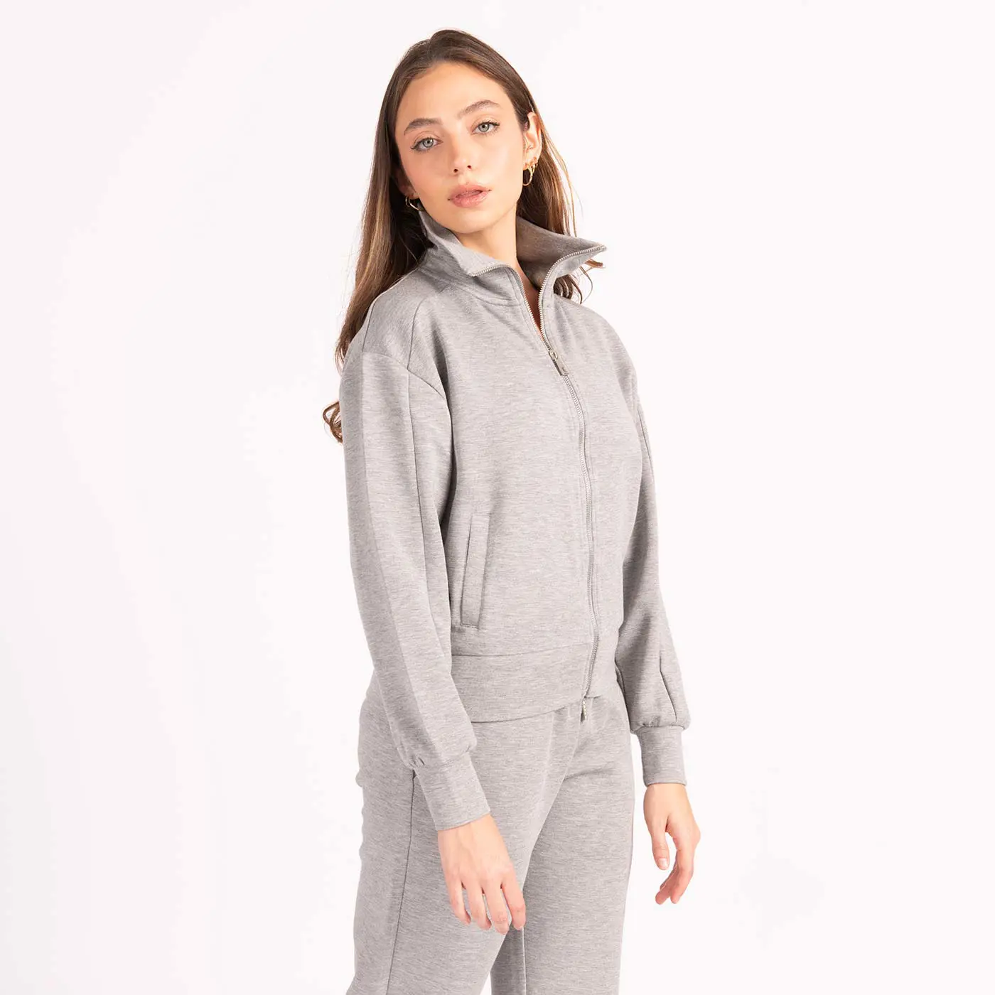 סווטשירטים וקפוצ'ונים אפור מלאנג XL