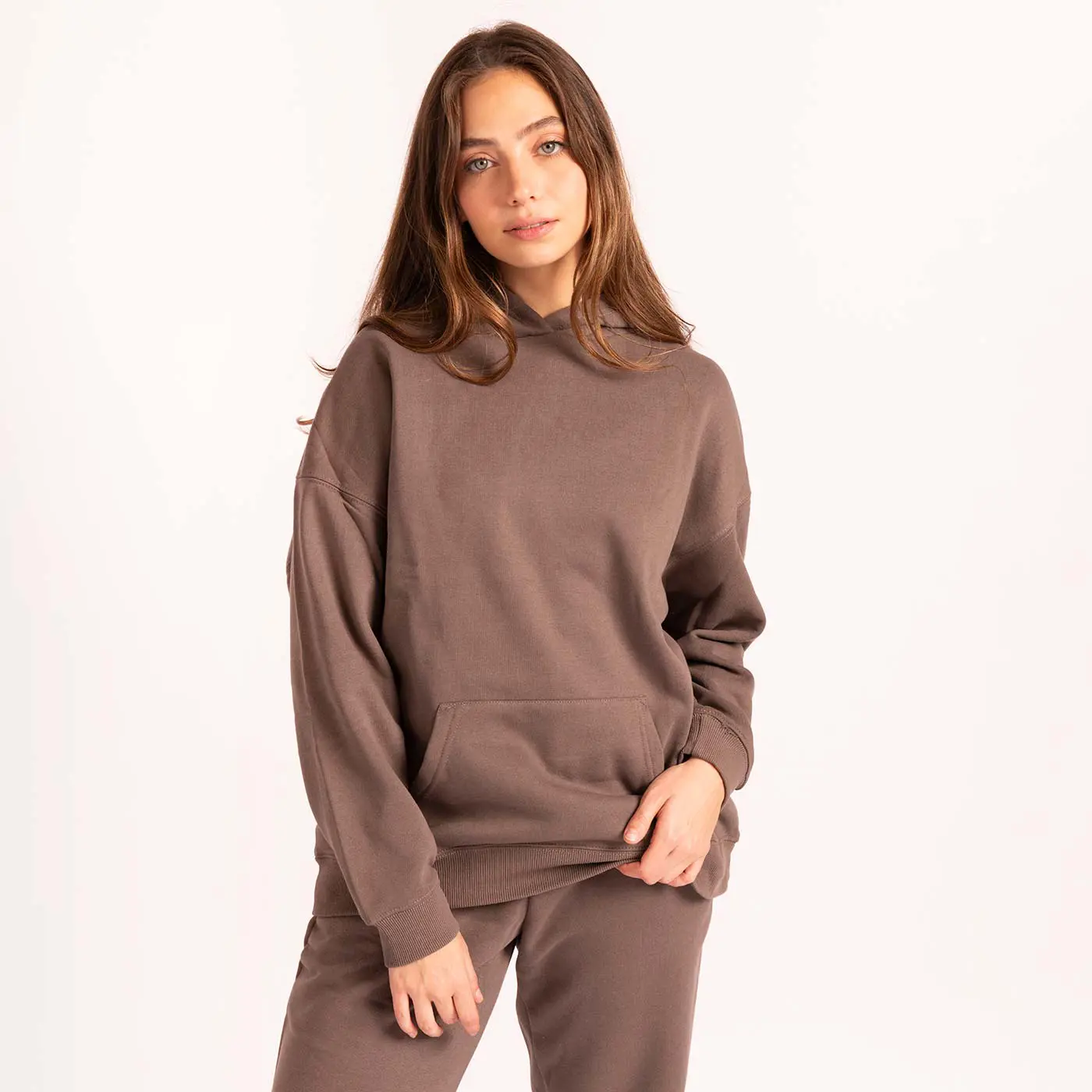 סווטשירטים וקפוצ'ונים חום L