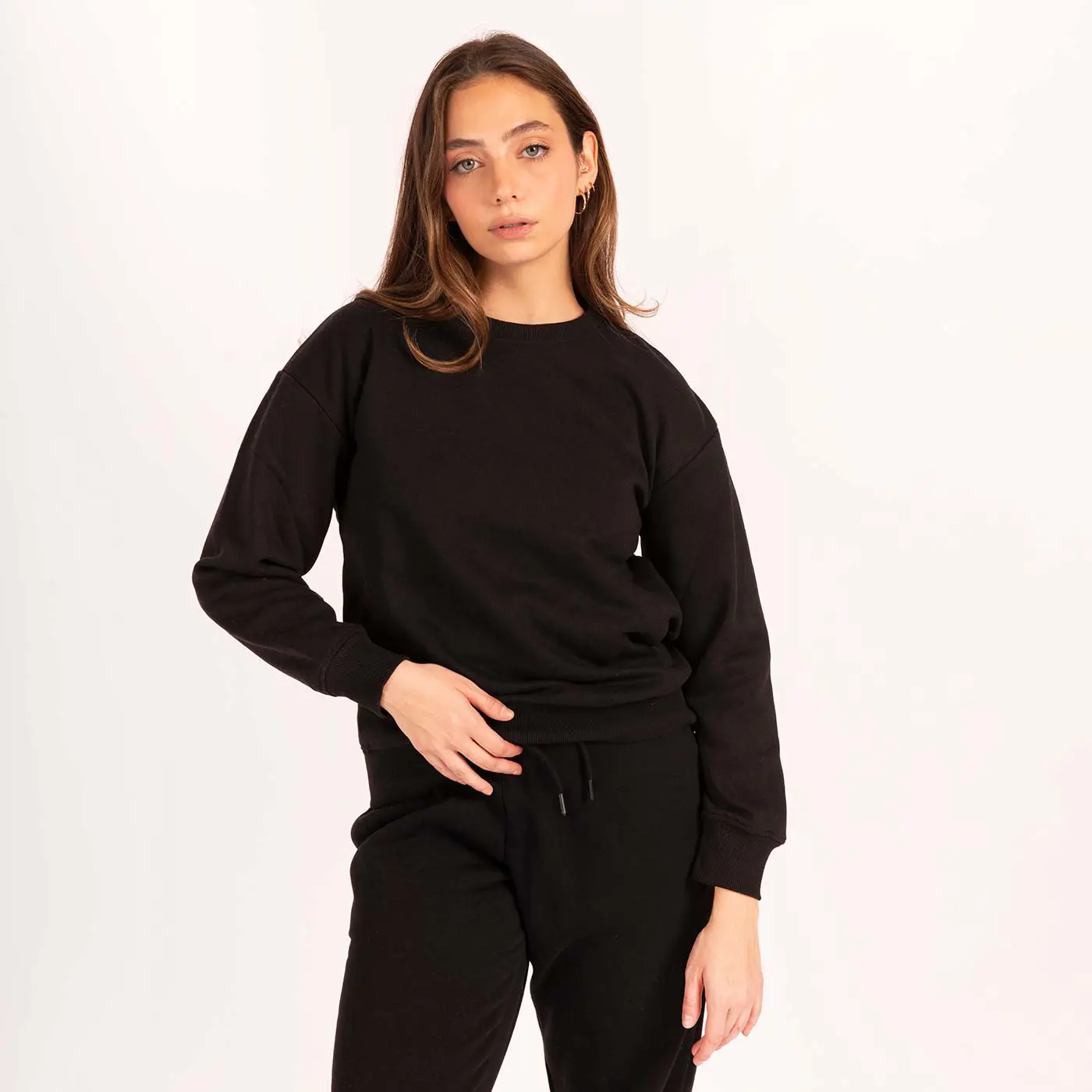 סווטשירטים וקפוצ'ונים שחור L