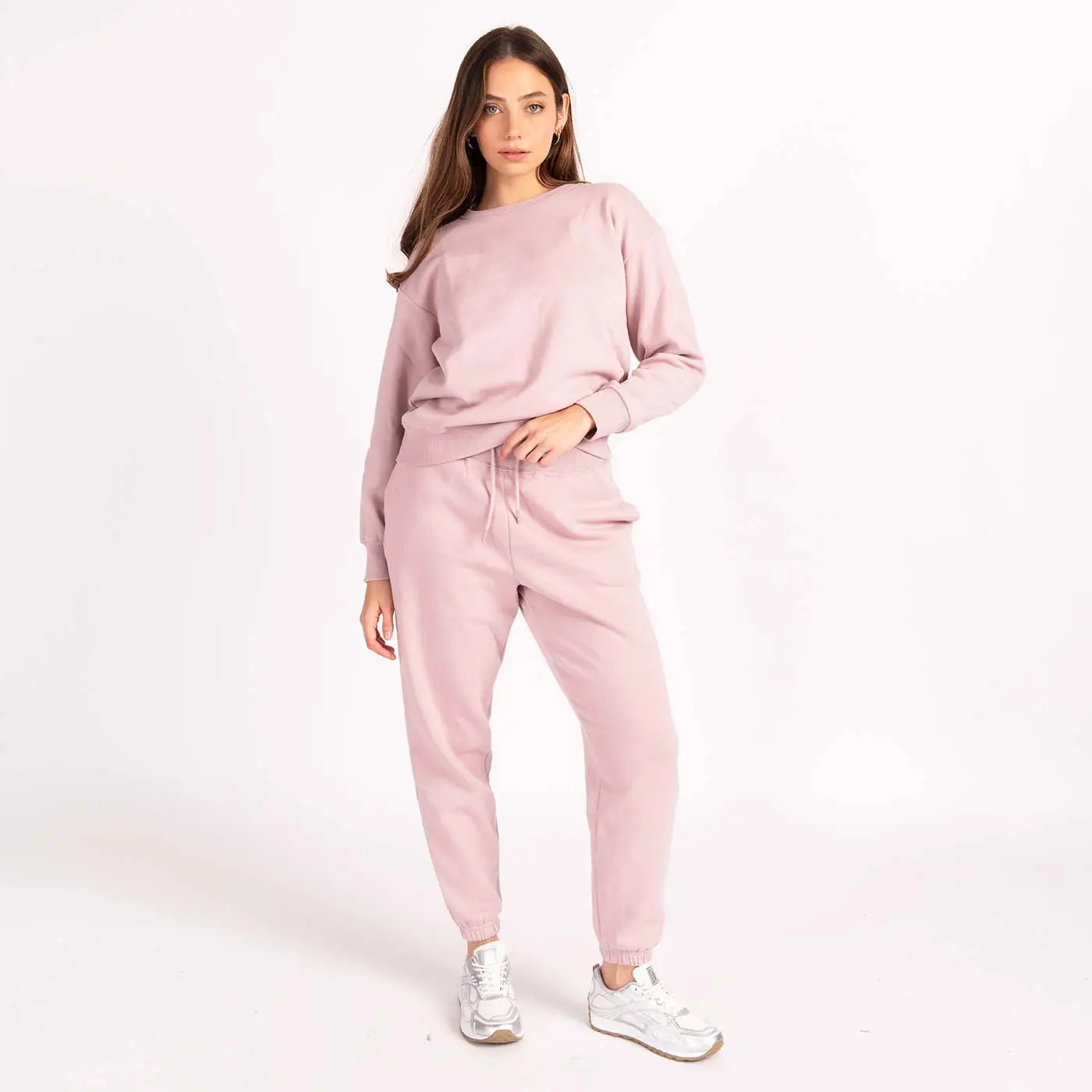 סווטשירטים וקפוצ'ונים ורוד עתיק M