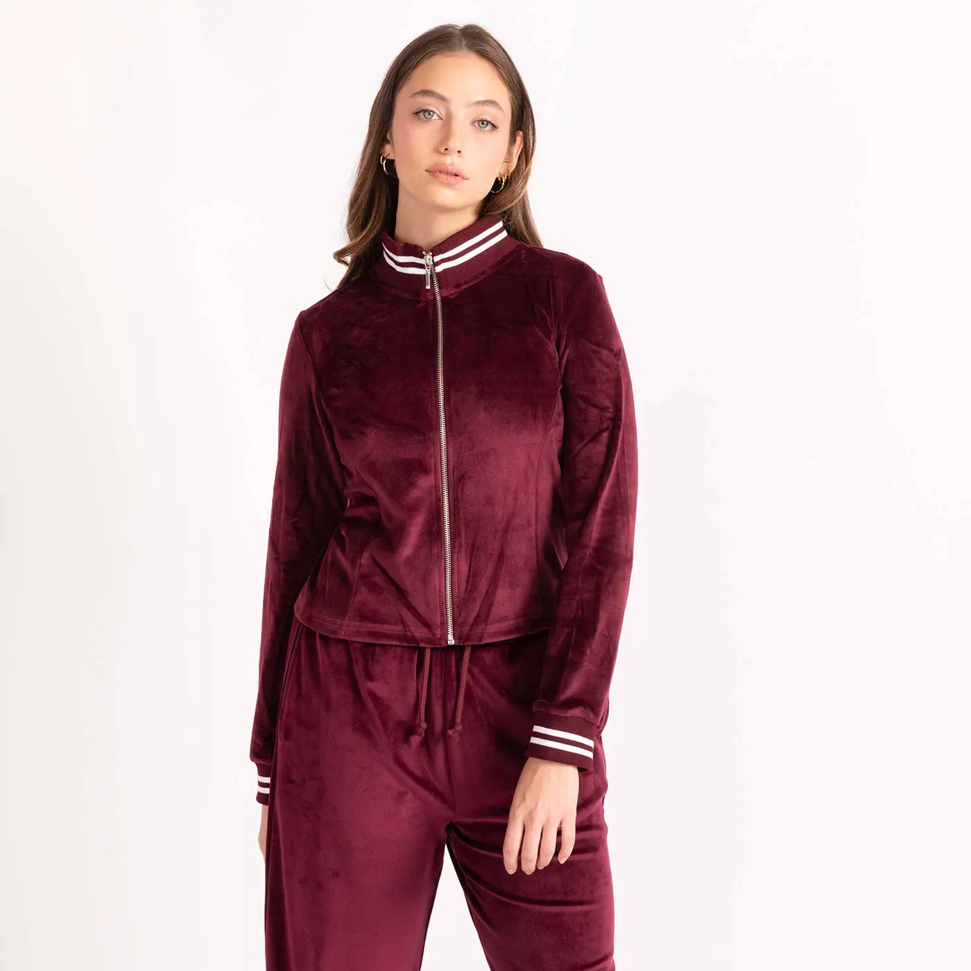 סווטשירטים וקפוצ'ונים בורדו L