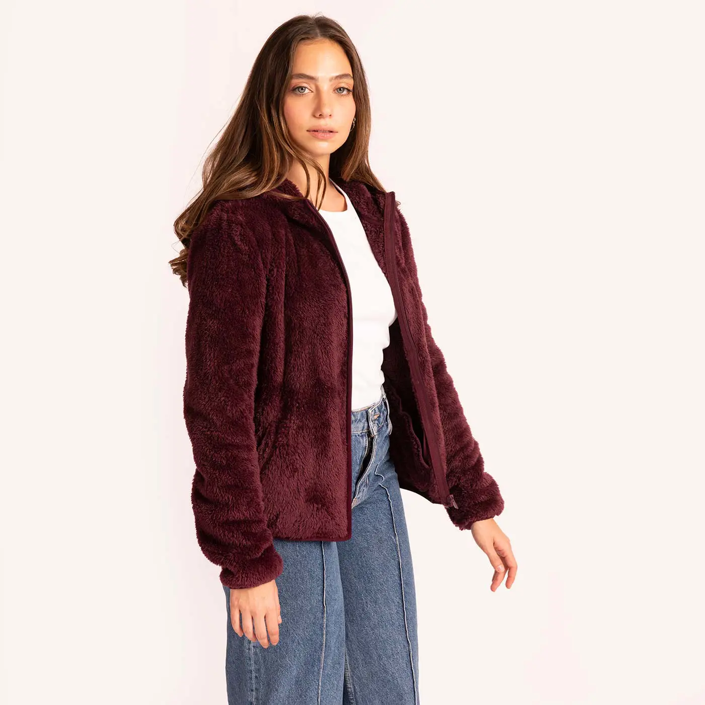 ג"קטים ומעילים בורדו L