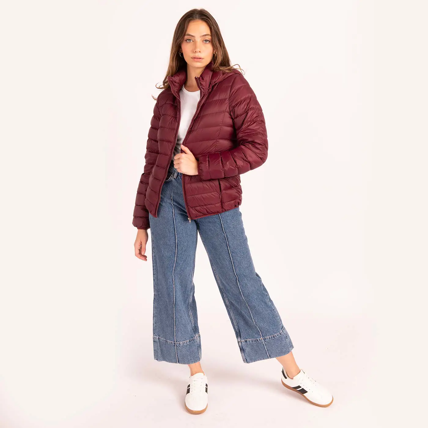 ג"קטים ומעילים בורדו XL