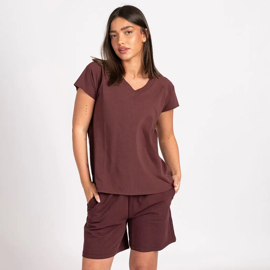 חולצות בורדו S
