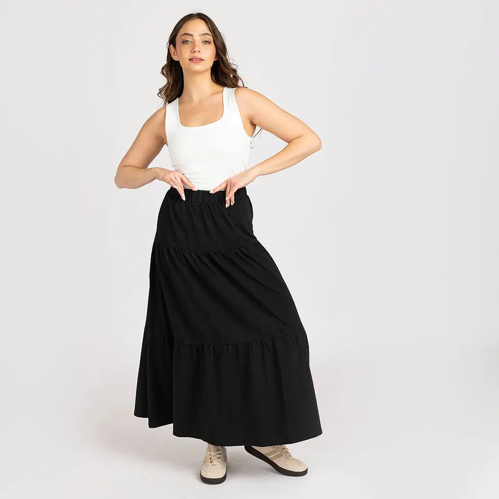 מכנסיים וחצאיות שחור XL