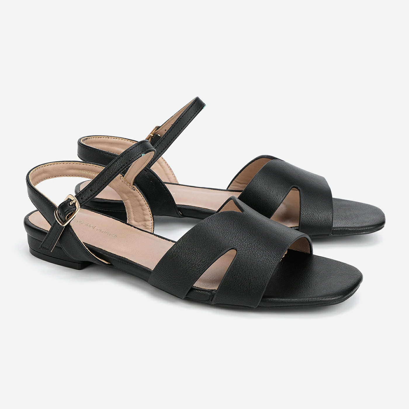 סנדל שטוח שחור 39