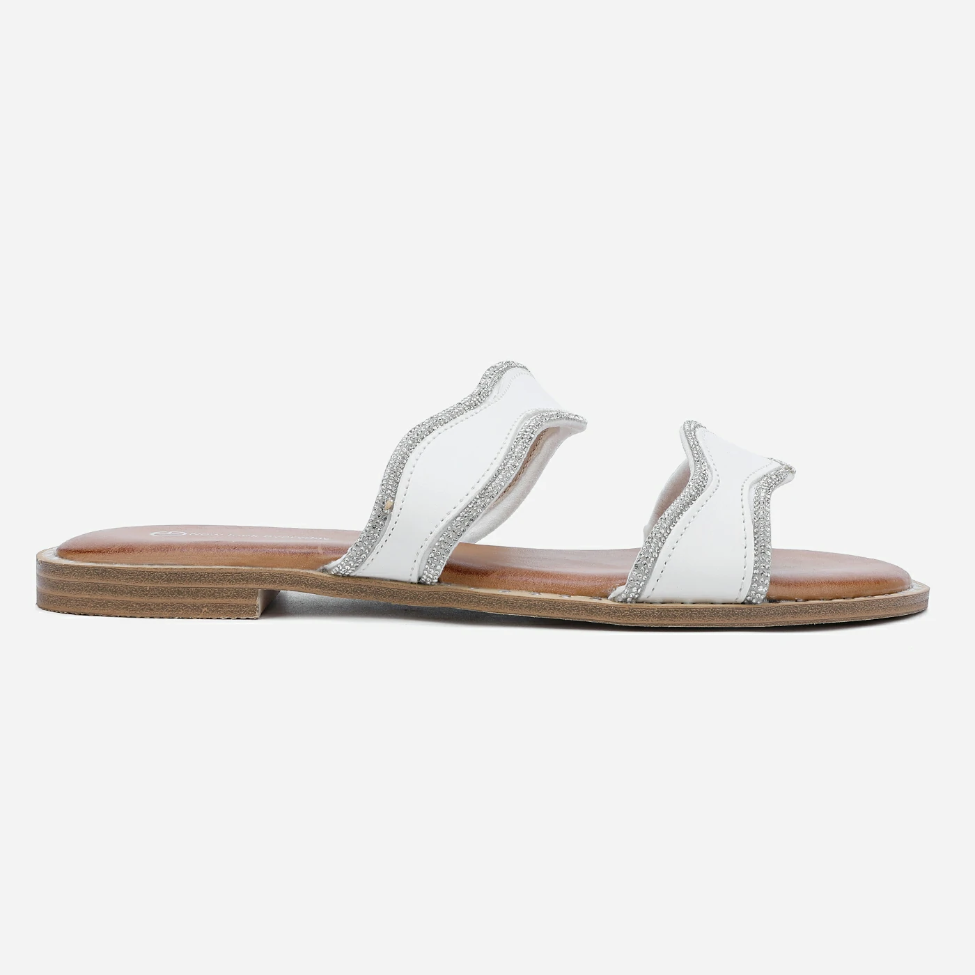 כפכף שטוח לבן 41