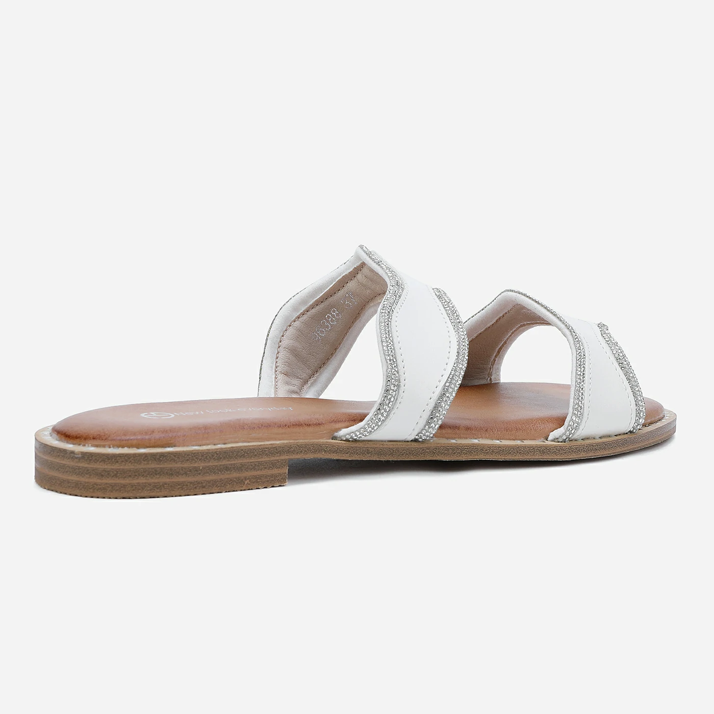 כפכף שטוח לבן 41